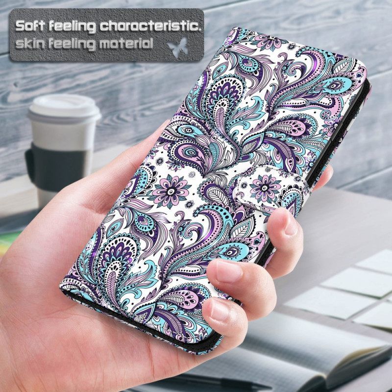 Κάλυμμα Google Pixel 7 Pro με κορδονι Strappy Paisley Pattern